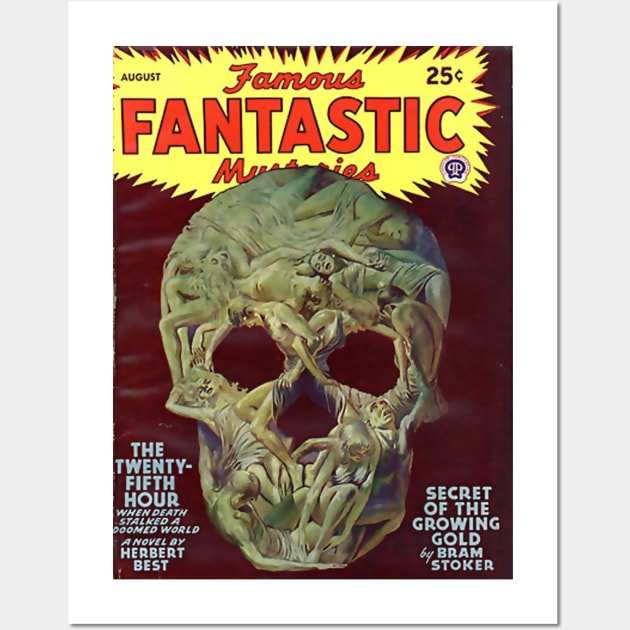 Famous Fantastic Mysteries cover Wall Art by Psychosis Media